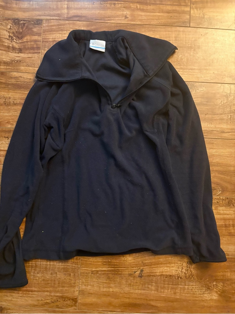Columbia Navy Half-Zip Fleece Pullover Jacket